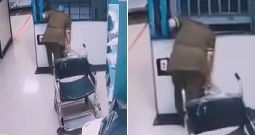 醫學院女子「頭探進電梯井查看」慘遭夾頭亡！過程全被監視器拍下