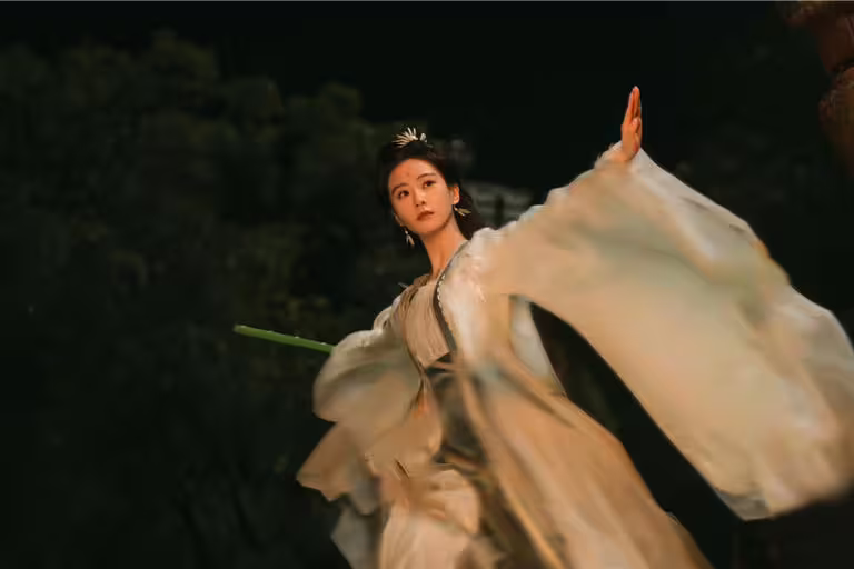 劉詩詩《淮水竹亭》仙氣逼人。(iQIYI愛奇藝國際版提供) 劉詩詩《淮水竹亭》仙氣逼人。(iQIYI愛奇藝國際版提供)
