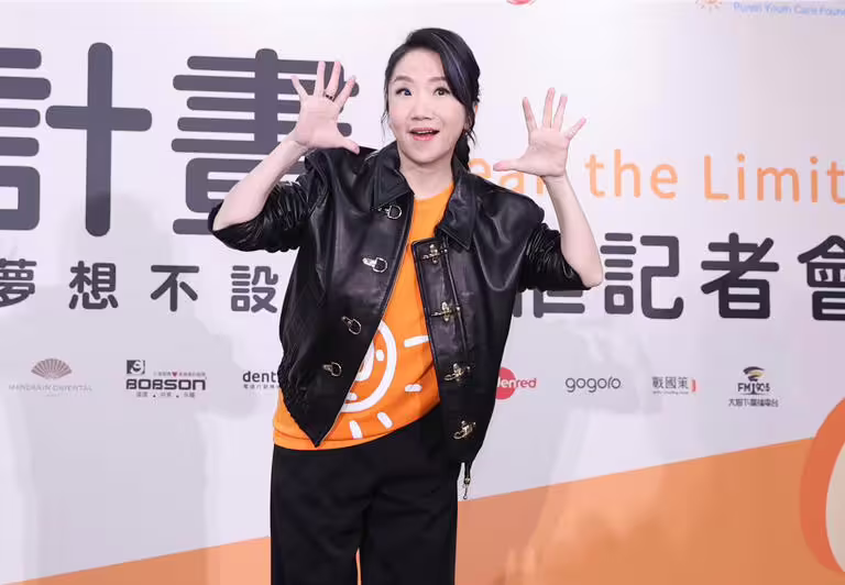 陶晶瑩被問及為何7年沒主持三金。(陳俊吉攝) 陶晶瑩被問及為何7年沒主持三金。(陳俊吉攝)