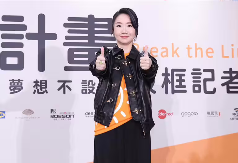 陶晶瑩面對任何問題都有問必答。(陳俊吉攝) 陶晶瑩面對任何問題都有問必答。(陳俊吉攝)