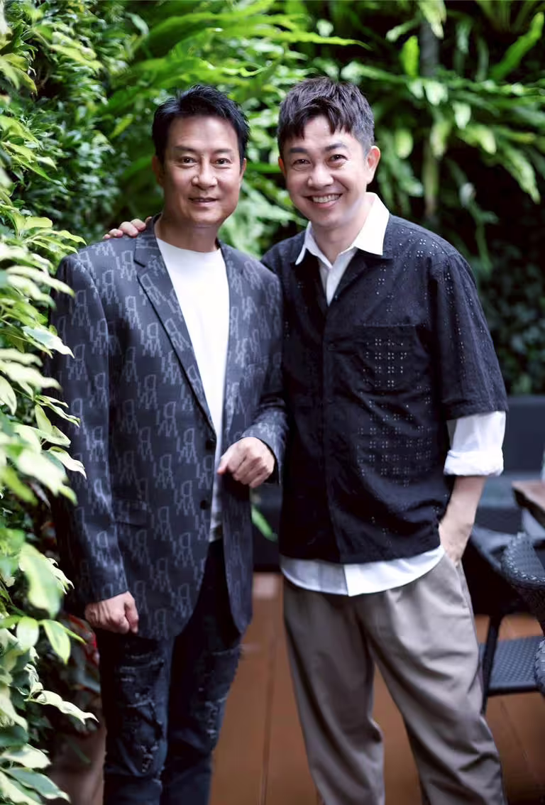 劉錫明為好友李明川的MV跨刀。(陳俊吉攝) 劉錫明為好友李明川的MV跨刀。(陳俊吉攝)
