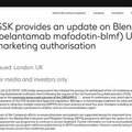 III期試驗不符要求，GSK撤銷多發性骨髓瘤藥物Blenrep上市許可程序