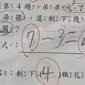 國小數學「5顆花生湯圓吃3顆」剩幾顆？孩寫2被判錯　網看老師正解愣了