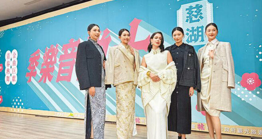 安妮旗袍走秀 大喊「我是台灣藝人」