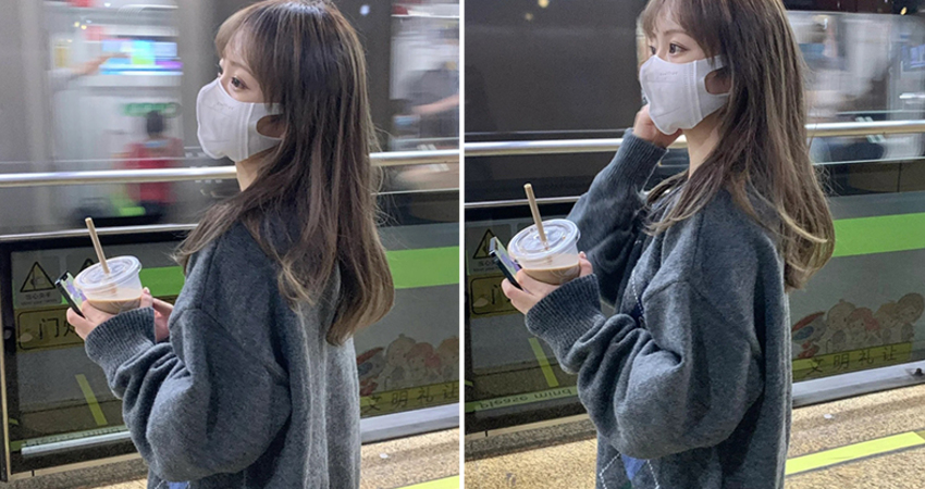 捷運遇初戀感電眼口罩正妹　口罩一摘下「真面目」眾人暴動：顏值更高了