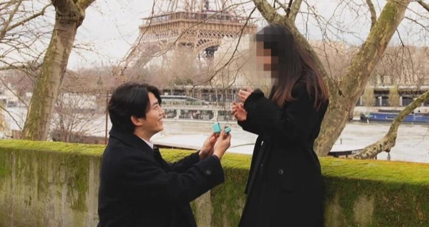 2PM玉澤演巴黎浪漫求婚成功？ 公司還原實情：照片外流很錯愕