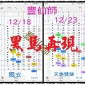 【一五八】12月18日黑馬再現~本期再分享共二版 天地雙雄 豐仙師。