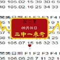 2017-09-01今彩539心動出碼╭伍二零專車、二中一精彩無極限╯