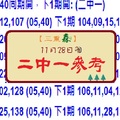 六合彩【2017三重森 歲末公益貼文】11/28 (NO:6)二中一參考