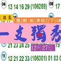 今彩539~~彩色斑馬明日之星!!12月27日 一支獨秀參考版~