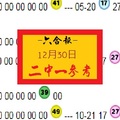 六合好康報報12-30 二中一參考一下隨緣~