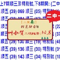 2018(第一屆)三重之森叫小賀六合二碼PK賽:NO:8二中一參考(01-30)