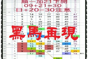 【一五八】12月10日黑馬再現~勢在必得。