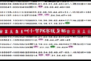 【刺五加】「六合彩」03月07日♚ ♛ ♜ ♝ ♞ ♟叫小賀PK賽暖身帖♔ ♕ ♖ ♗ ♘ ♙