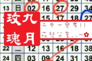 【九月玫瑰】「六合彩」03月07日 二中一參考!!花兒分享..~✿