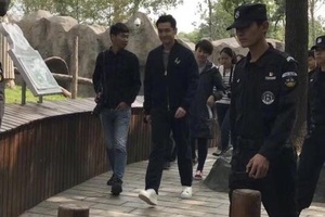 遊客連動物都不看了!胡歌現身動物園引圍觀