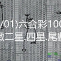 (09/01)六合彩100期.精緻二星.四星.尾數