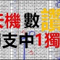 (12/08)六合彩【獨碰+獨支專欄】天機數~港號~