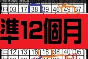 11月29日 六合彩 準12個月 ~ 獨碰二星