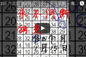 1月15日 六合彩 不定位 定點 加減碼 獨支