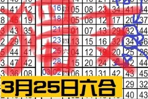 3月25日六合彩 天大獨支!車車!主支全開! 準3期 獨支專車