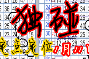 1月11日六合 定點定位❣❤❥非種不可