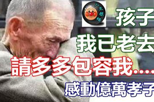 【孩子，我已老去！請多多包容我】......感動億萬孝子！