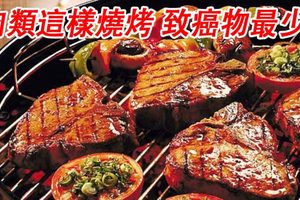 營養學家說：肉類這樣燒烤 致癌物最少