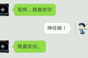 我喜欢你之神经病表白。