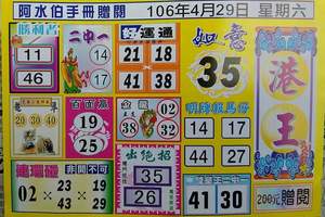 4/29 港六合 【港王，財運，一定贏，神童週刊，】目標三星，殺豬頭，參考，參考。