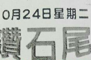 10/24 港六合 【鑽石尾，六合快報，郭夫人，溪底，聚賢堂】參考，參考。