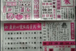 10/31 港六合 【台北鐵報，台北港報，特快車】多張參考，參考。