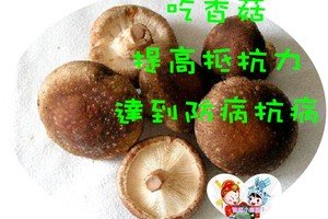 吃香菇提升身體抵抗力