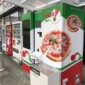 日本街頭設置《披薩自動販賣機》只要3分鐘就能買到現烤Pizza