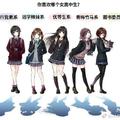 日本網民討論：你喜歡下面的哪個女高中生？