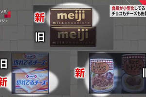 日本消費者超不爽！推特分享食物越變越小的模樣比較