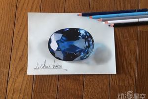 日本15歲畫師展現超強功力  僅用鉛筆劃出華麗寶石
