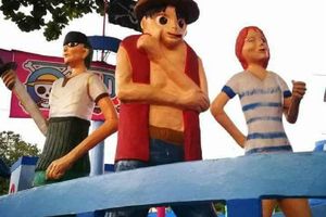 菲律賓主題公園出現劣質《海賊王》雕像  草帽團被黑出新高度