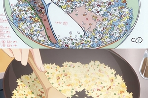  無限狂氣，衛宮飯第8 話炒飯作畫精細到每一粒大米
