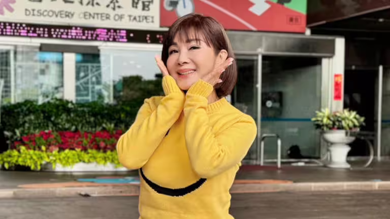 陳美鳳替邱澤當爸爸感到開心。(圖/民視提供) 陳美鳳替邱澤當爸爸感到開心。(圖/民視提供)