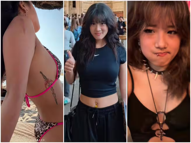 梧桐妹的打扮被視為前衛。(圖/IG@angelsun619) 梧桐妹的打扮被視為前衛。(圖/IG@angelsun619)