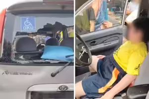 14歲女偷開車 自撞癱坐崩潰!傷亡情況曝 14歲女偷開車 自撞癱坐崩潰!傷亡情況曝