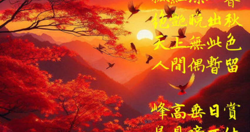 詩》 楓