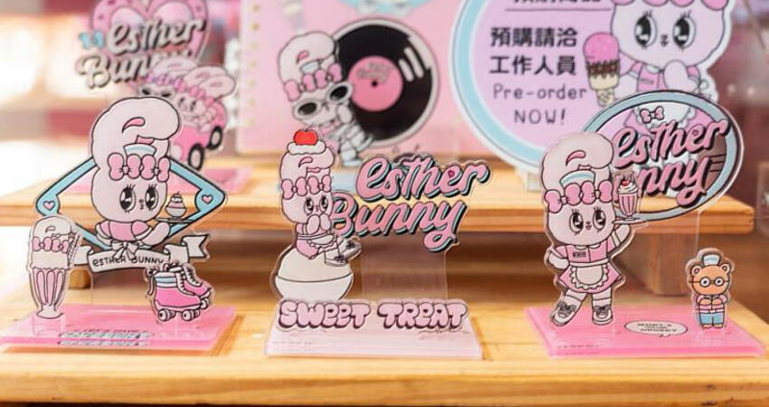 「Esther Bunny艾絲樂小兔：粉紅美式俱樂部」臺北華山正式開幕！ 2025快閃限定「美式系列」商品，粉絲尖叫登場！