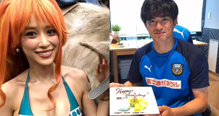 日本「真人娜美」閃電曝婚訊！ 喜嫁愛情長跑10年最帥國腳
