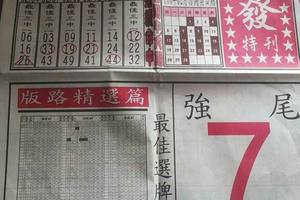 2/21  馬上發特刊-六合彩參考