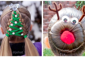 33 款最具創意的《聖誕節髮型》，讓你「變髮圖強」橫掃派對上所有眼光！