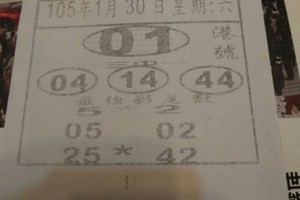 1/30 港號三中一+尾數  六合參考