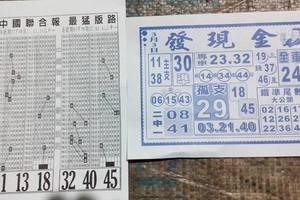 3/3 發現金  六合參考