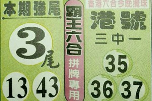 4/2 霸王六合拼牌  六合參考